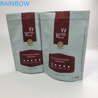 Soporte de encargo de Logo Color Resealable 1KG 500G encima de la bolsa con los bolsos Ziplock del papel de aluminio para el empaquetado del caramelo de Kaffee