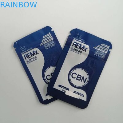 Pierda el olor de empaquetado de la píldora de la salud del peso impermeabilizan la bolsita de té vacía del papel de aluminio para la muestra del polvo de la semilla