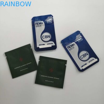 Pierda el olor de empaquetado de la píldora de la salud del peso impermeabilizan la bolsita de té vacía del papel de aluminio para la muestra del polvo de la semilla