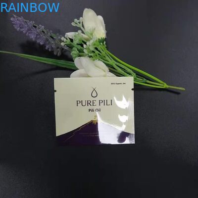 Bolsa de empaquetado de la cremallera de mylar de la cremallera de mylar de la píldora ziplock que se puede volver a sellar brillante de encargo de los bolsos 1gram