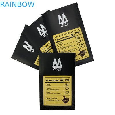 Bolso plano del acondicionamiento de los alimentos de la bolsa del bolso del lacre de tres lados para el café Bean Plastic Bag Printing del caramelo