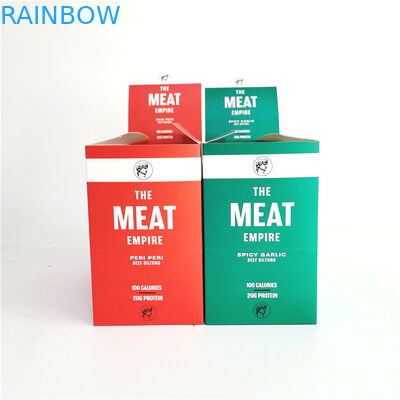 La impresión en offset rasga apagado la caja de papel para la cecina de la carne de vaca