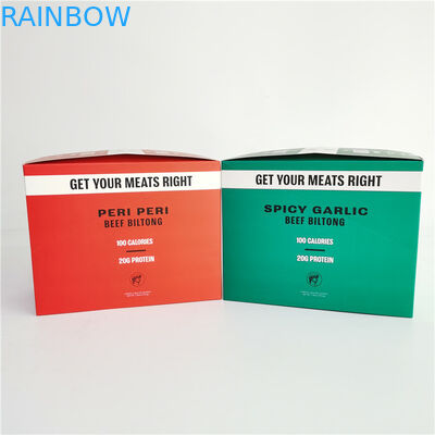 La impresión en offset rasga apagado la caja de papel para la cecina de la carne de vaca