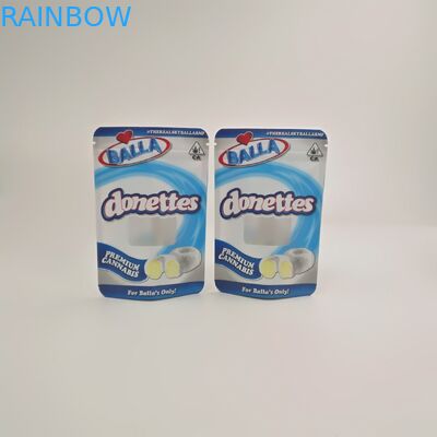 Modificado para requisitos particulares imprimiendo las bolsitas ULTRAVIOLETA del logotipo 3.5g 7g 28g para la prueba Doypack del niño de la bolsa de la medicina de las galletas de Runtz Preroll