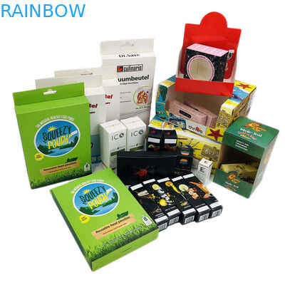 caja de papel del cáñamo CBD de la cartulina 250gsm que empaqueta con el logotipo