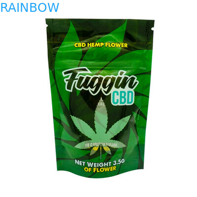 La mala hierba que se puede volver a sellar CBD VMPET 180mic Mylar se levanta la bolsa