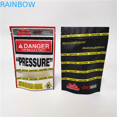 el bolso de 3.5g 7g 14g 28g Runtz se coloca encima de bolso Ziplock del caramelo CBD de la galleta de la mala hierba de la bolsa