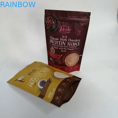 120 micrones se levantan las bolsas de Matte Protein Powder Mylar Zip