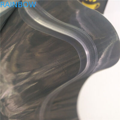 Bolsas de papel que se puede volver a sellar de Kraft del color de la cremallera 250G 500G 80gsm PMS