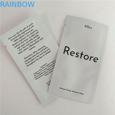 De la lámina de mylar lateral de tres bolso de empaquetado cosmético MOPP del sello