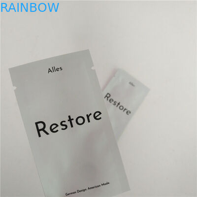 De la lámina de mylar lateral de tres bolso de empaquetado cosmético MOPP del sello