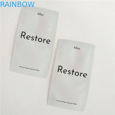 De la lámina de mylar lateral de tres bolso de empaquetado cosmético MOPP del sello