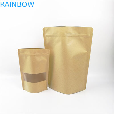 bolso de papel de la cremallera del polvo CYMK VMPET Kraft del café de 100g 250g
