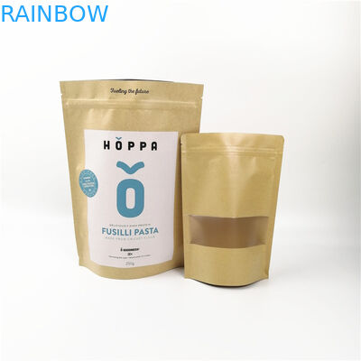 bolso de papel de la cremallera del polvo CYMK VMPET Kraft del café de 100g 250g