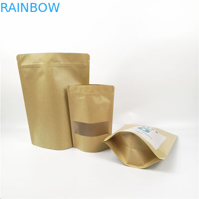 el papel 100 Mircon CYMK de 100g 250g Kraft se coloca encima de bolso de la cremallera