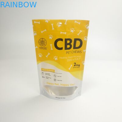 Bolso resistente de la salida del niño de los bolsos de mylar de la prueba del olor de la bolsa de la prueba del niño de las PC de MOQ 100 para el empaquetado gomoso de las galletas de la flor CBD