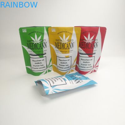 El olor de encargo del acondicionamiento de los alimentos de las bolsas de plástico impermeabiliza la mala hierba de CBD que los bolsos de Cannabies relampagan el empaquetado de la cerradura