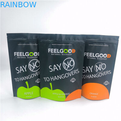 bolso de empaquetado del papel de aluminio de 280g Matt Black VMPET MOPP