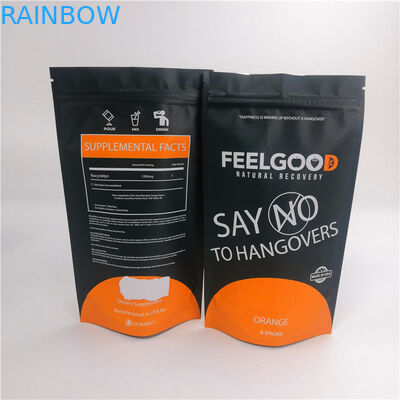 Bolsas permanentes de la cremallera de Mylar 120mic del bocado los 20*15*8cm para la comida