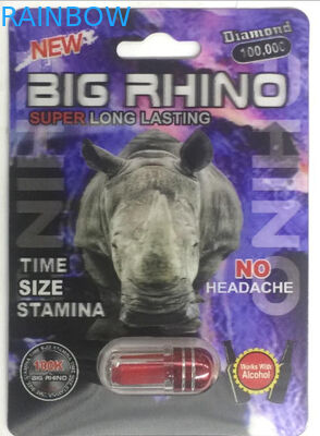 La ampolla 3D de la pantera de la mamba del rinoceronte 96 de la botella doble carda reciclable