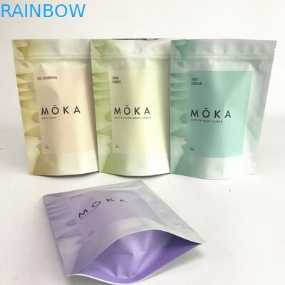 soporte impreso de encargo 8oz encima de las sales de baño de los bolsos del papel de aluminio que empaquetan bolsos