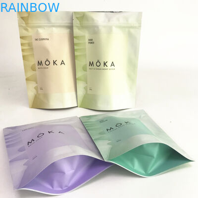 soporte impreso de encargo 8oz encima de las sales de baño de los bolsos del papel de aluminio que empaquetan bolsos