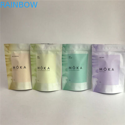 soporte impreso de encargo 8oz encima de las sales de baño de los bolsos del papel de aluminio que empaquetan bolsos