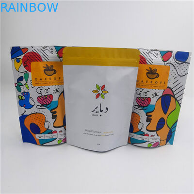 El bolso del papel de aluminio de la cerradura de la cremallera al por mayor modificó la impresión para requisitos particulares de las nueces que se puede volver a sellar de empaquetado comestibles que empaquetaban bolsos