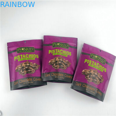 Logotipo de encargo laminado soldando los bolsos que embalan del vacío en caliente para el empaquetado de las nueces