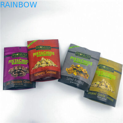 Logotipo de encargo laminado soldando los bolsos que embalan del vacío en caliente para el empaquetado de las nueces