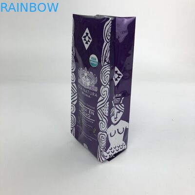 Bolsos de empaquetado del escudete lateral brillante de la película 250g 1kg 16oz VMPET