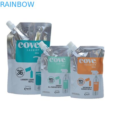 Bolsa detergente permanente del lavadero del champú de las bolsas de Doypack del levantar líquido del desinfectante