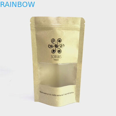 El sellado caliente se levanta las bolsas de papel del MOPP Kraft de 110 micrones