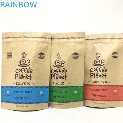 Micrones de papel de Kraft MOPP VMPET del color de Pantone los 180 se levantan la bolsa