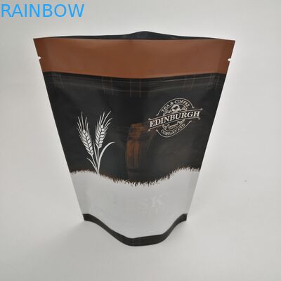 Soporte laminado de encargo del papel de aluminio encima de bolsos de empaquetado del embalaje del café de los bolsos del té del papel de aluminio del precio de fábrica con aduana