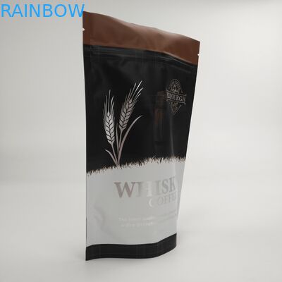 Soporte laminado de encargo del papel de aluminio encima de bolsos de empaquetado del embalaje del café de los bolsos del té del papel de aluminio del precio de fábrica con aduana