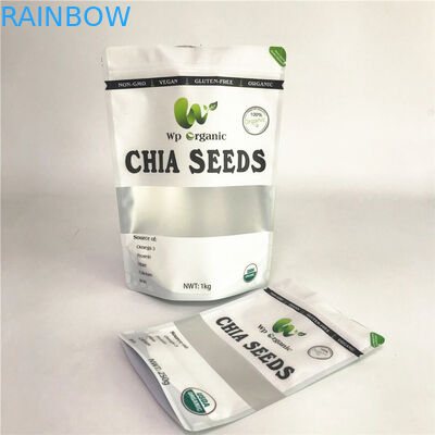 Digital que imprime a Noni Bags Customized Bags con la cerradura Mylar de la cremallera de la ventana empaqueta