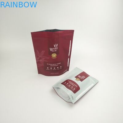 Levántese el café abonable biodegradable de empaquetado 250g Bean Packaging Bags With Valve del bolso de café de la categoría alimenticia