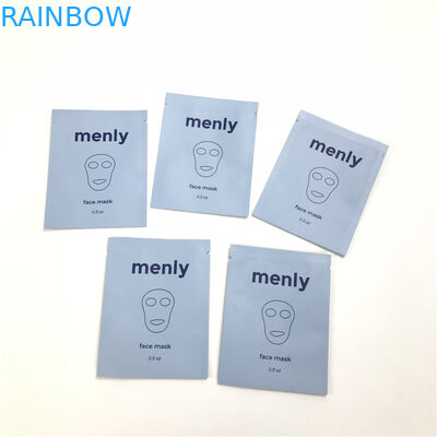 Bolsa cosmética disponible libre de la muestra de la muestra para la bolsita sellada lado facial de la despedregadora tres del suero del ojo del champú