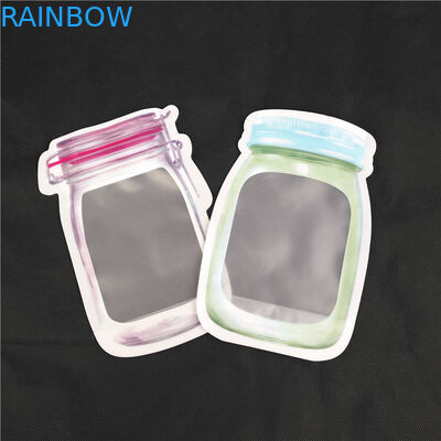 Especiales reutilizables modificada para requisitos particulares formados se levantan la bolsa plástica para la comida Juice Milk Jelly Liquid