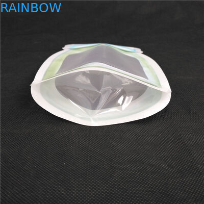 Logo Food Grade Juice Milk de impresión formado especial Jelly Liquid Stand encima de las bolsitas de la forma de la botella