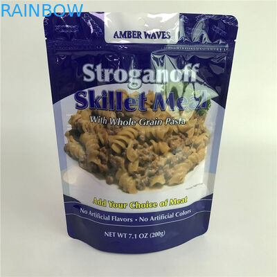 El soporte brillante de la venta caliente para arriba que empaqueta bolsos con la ventana MylarPlastic empaqueta para el empaquetado de los bocados