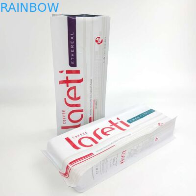 Matt Film Side Gusset Bag que se puede volver a sellar de encargo con la válvula del papel de aluminio para el café Bean Packaging Pouch