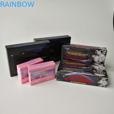 Embalaje rectangular de empaquetado de encargo B de papel del maquillaje de la pestaña brillante de las píldoras de la caja de papel de Logo Recycled Cosmetic Contact Lenses