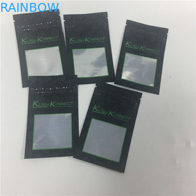 La impresión ULTRAVIOLETA KUSH PE previene a niños de bolsos de apertura del tabaco con la ventana