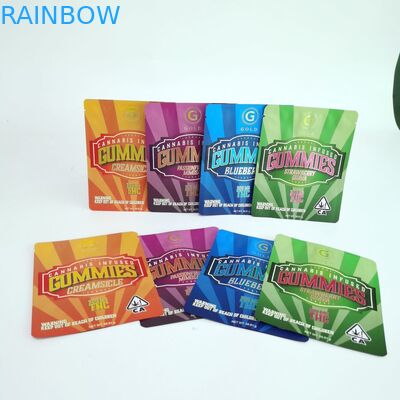 La aduana aceptó los bolsos de empaquetado que se puede volver a sellar de empaquetado brillantes de Mylar de los bolsos del papel de aluminio