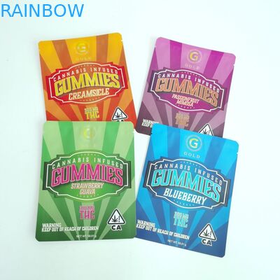 Digitaces que imprimían tres bolsas selladas lado modificaron bolsos para requisitos particulares planos con la cremallera