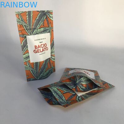 Matte Aluminum Foil Stand aceptado de encargo encima de los bolsos de empaquetado de Cannabsis