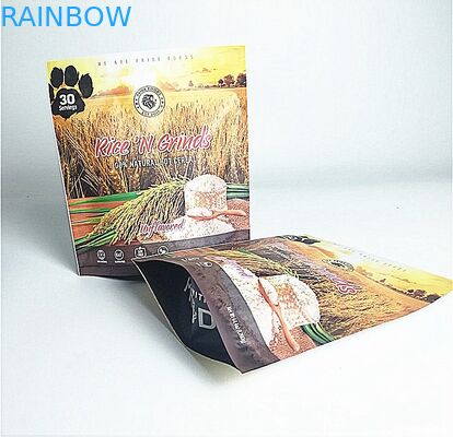 Matte Aluminum Stand modificado para requisitos particulares encima de bolsos de empaquetado del papel de aluminio con la cremallera