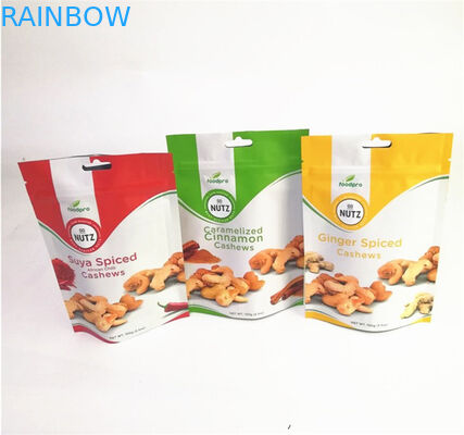 Matte Aluminum Foil Custom Accepted se levanta bolsas con la cremallera